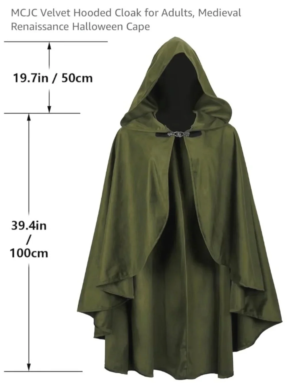 MCJC hooded cloak